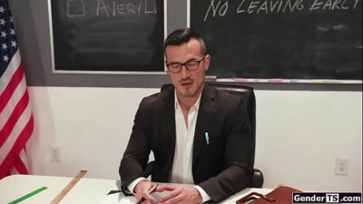 Thats alright thats ok my teachers gonna suck my cock today